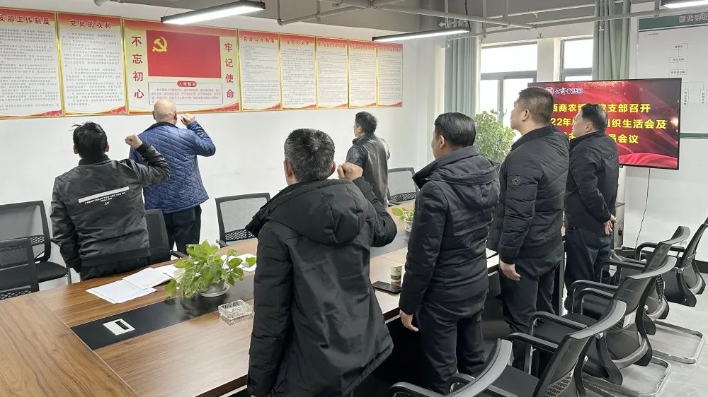 湖北陽新西商農博園黨支部召開2022年組織生活會及民主評議會